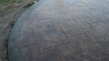 8in on my patio