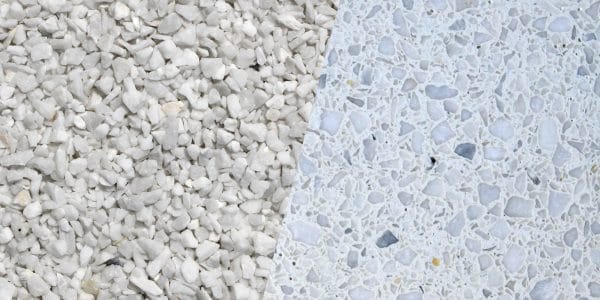 Decorative Aggregate - China White Marble