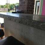 chiseled slate countertop insert