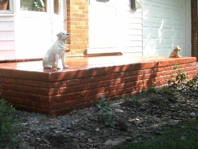 common-brick-stamp-concrete-step-form-liner