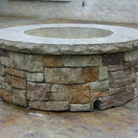 tightstack-stone-firepit-seatwall-form-liner-concrete-stamp