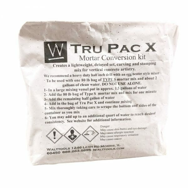 Tru Pac X Mortar Convert Kit Vertical Carving Mix