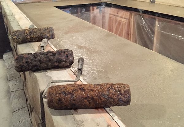 tru tex rollers on countertop
