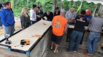 preparing to pour z liquicrete