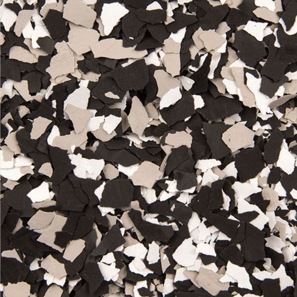 Vinyl chips for epoxy floors