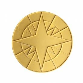 Compass Star Accent Decorative Concrete Stamp (24")