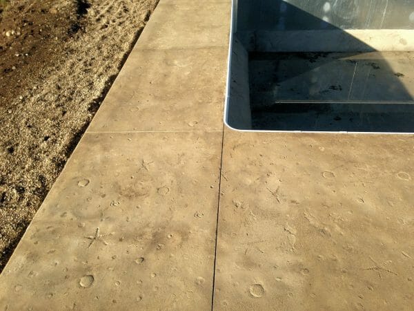 Seascape Ocean Floor | Single (2' x 2') Seamless Skin Concrete Stamp - Image 2