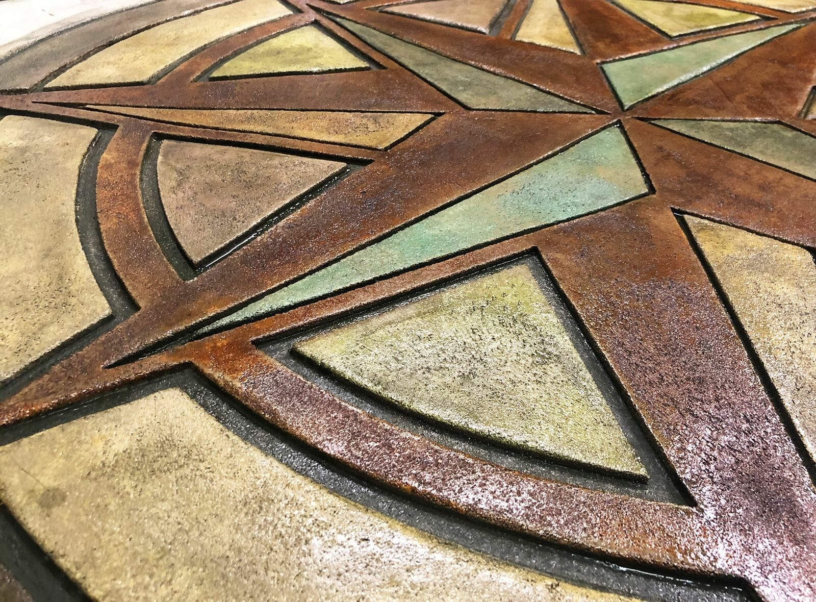 Celestial Compass Star Concrete Stamp (48") - Image 3