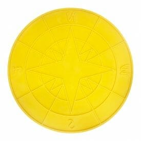 Compass Star Accent Decorative Concrete Stamp (36")