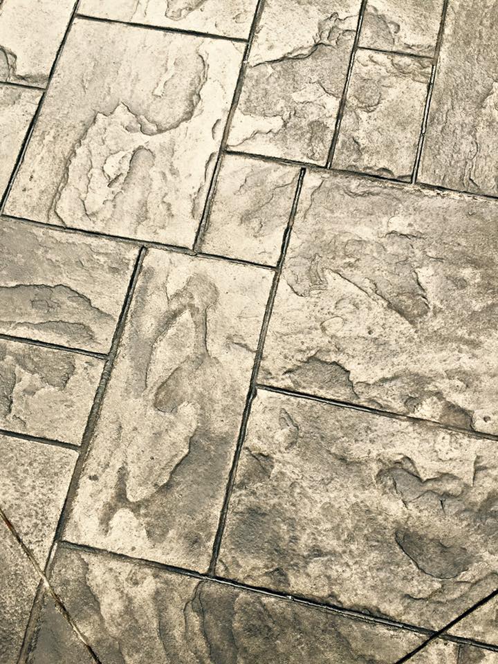 ashler notched slate concrete stamps