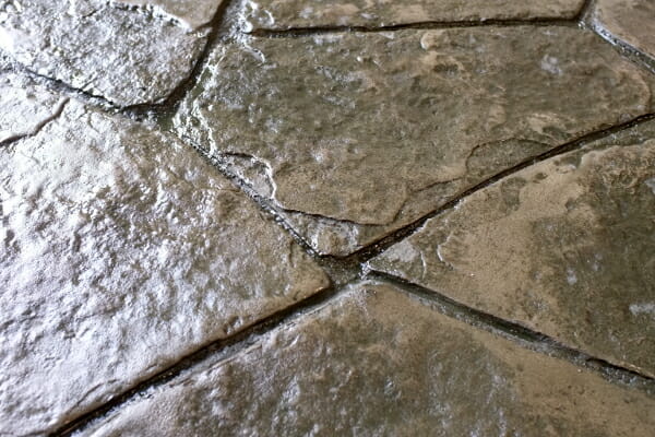 Wisconsin flagstone stamp