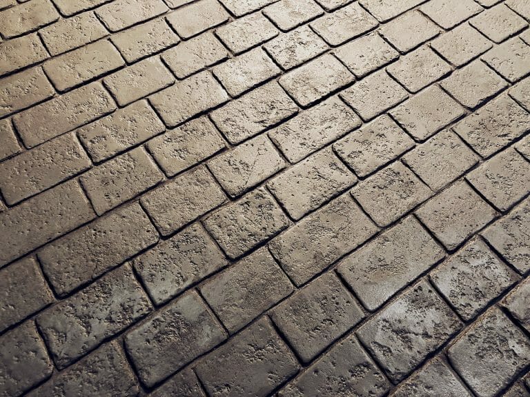 Courtyard cobble stamp