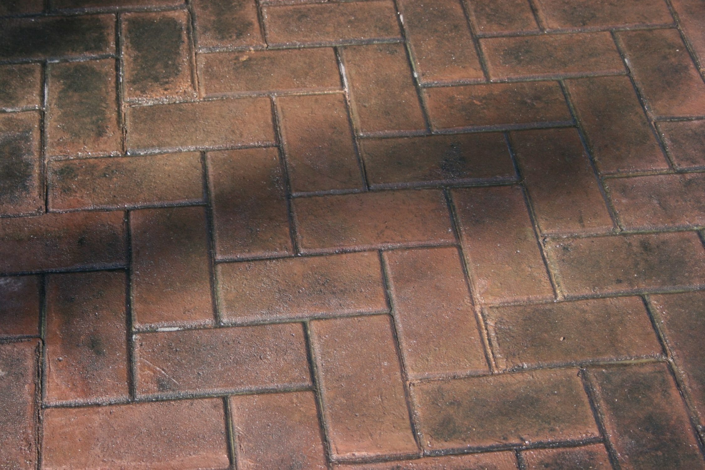 herringbone brick stamp