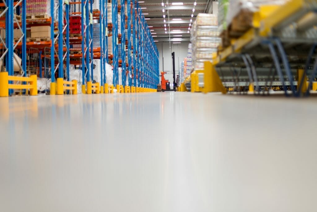 Warehouse concrete floor sealer