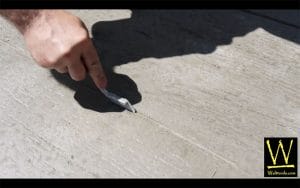 Detailing in how to stamp concrete