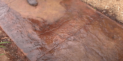 Finished product of concrete sealer