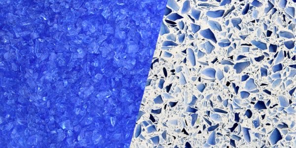 Decorative Aggregate - Sky Blue Glass