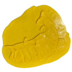 bass fish concrete stamp