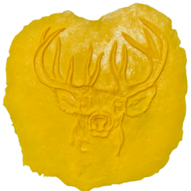 concrete stamp deer face