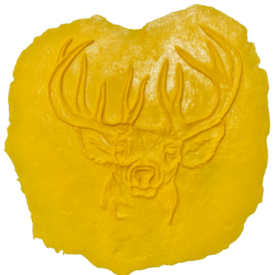 concrete stamp deer face