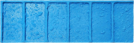 Worn brick border stamp