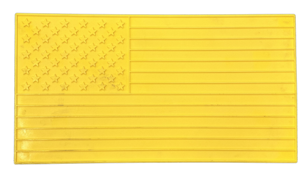 american flag concrete stamp